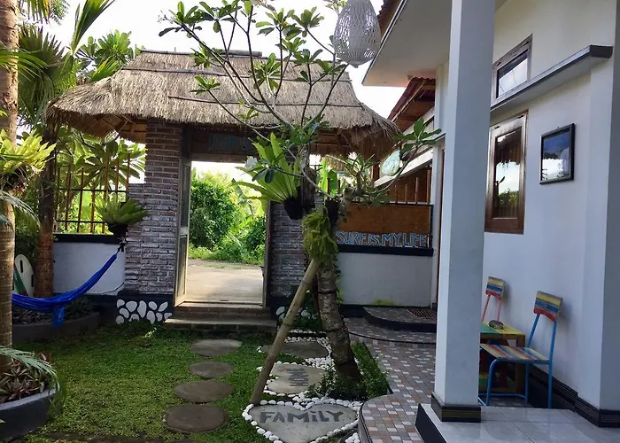 Medewi Secret Surfcamp Guest house Pulukan
